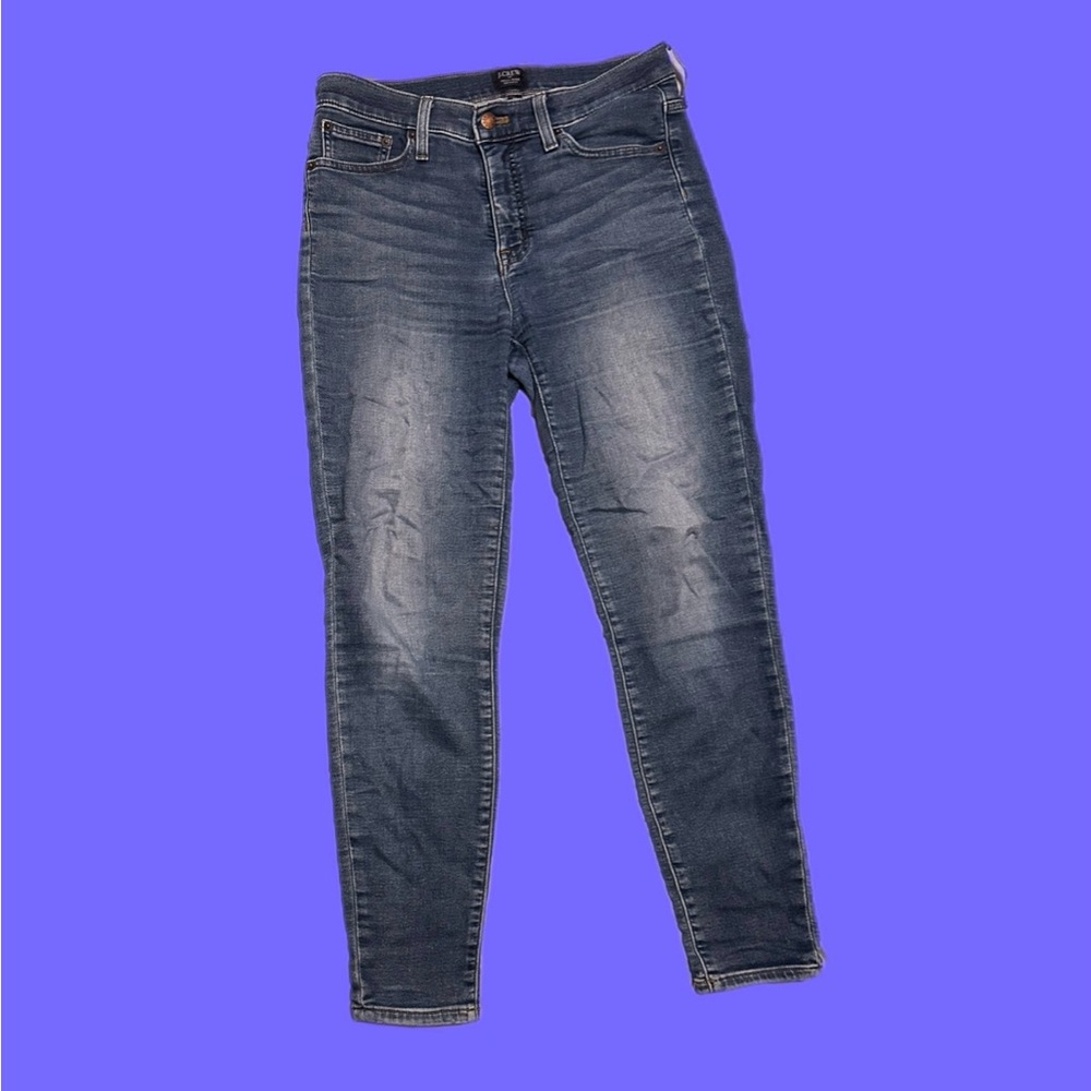 J. Crew High Rise Dark Blue Jeans